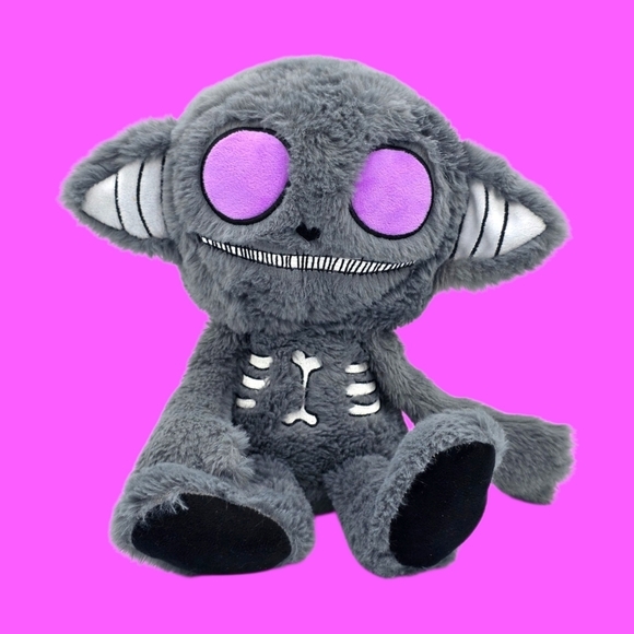 Gus Fink Other - Gus Fink Gooli Plush Grey Skellbo Cat Monster